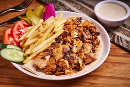 chicken shawarma portion