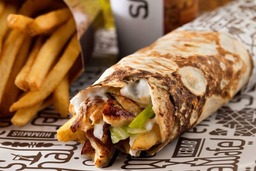 chicken shawarma wrap