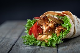 chicken stripes wrap