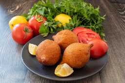 dish of fried kibbeh